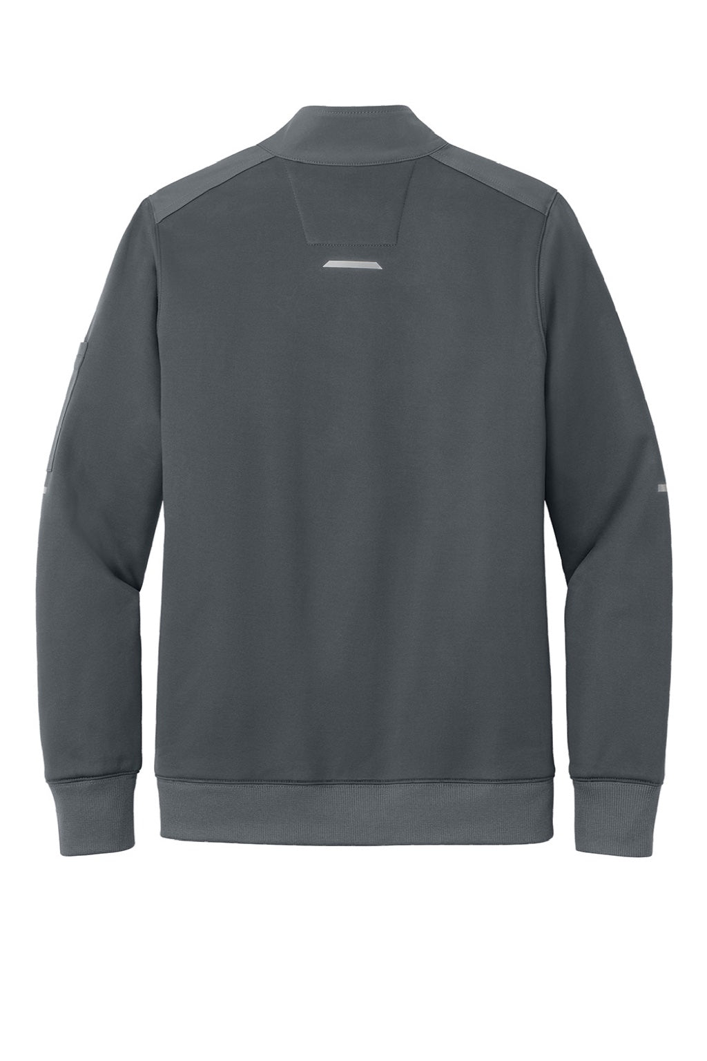 Carhartt CTC86912 Mens FLD & RSCU 1/4 Zip Sweatshirt w/ Pockets Pewter Grey Flat Back