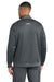 Carhartt CTC86912 Mens FLD & RSCU 1/4 Zip Sweatshirt w/ Pockets Pewter Grey Model Back
