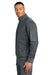 Carhartt CTC86912 Mens FLD & RSCU 1/4 Zip Sweatshirt w/ Pockets Pewter Grey Model Side