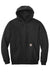Carhartt CTK121/CTTK121 Mens Hooded Sweatshirt Hoodie w/ Pouch Pocket Black Flat Front