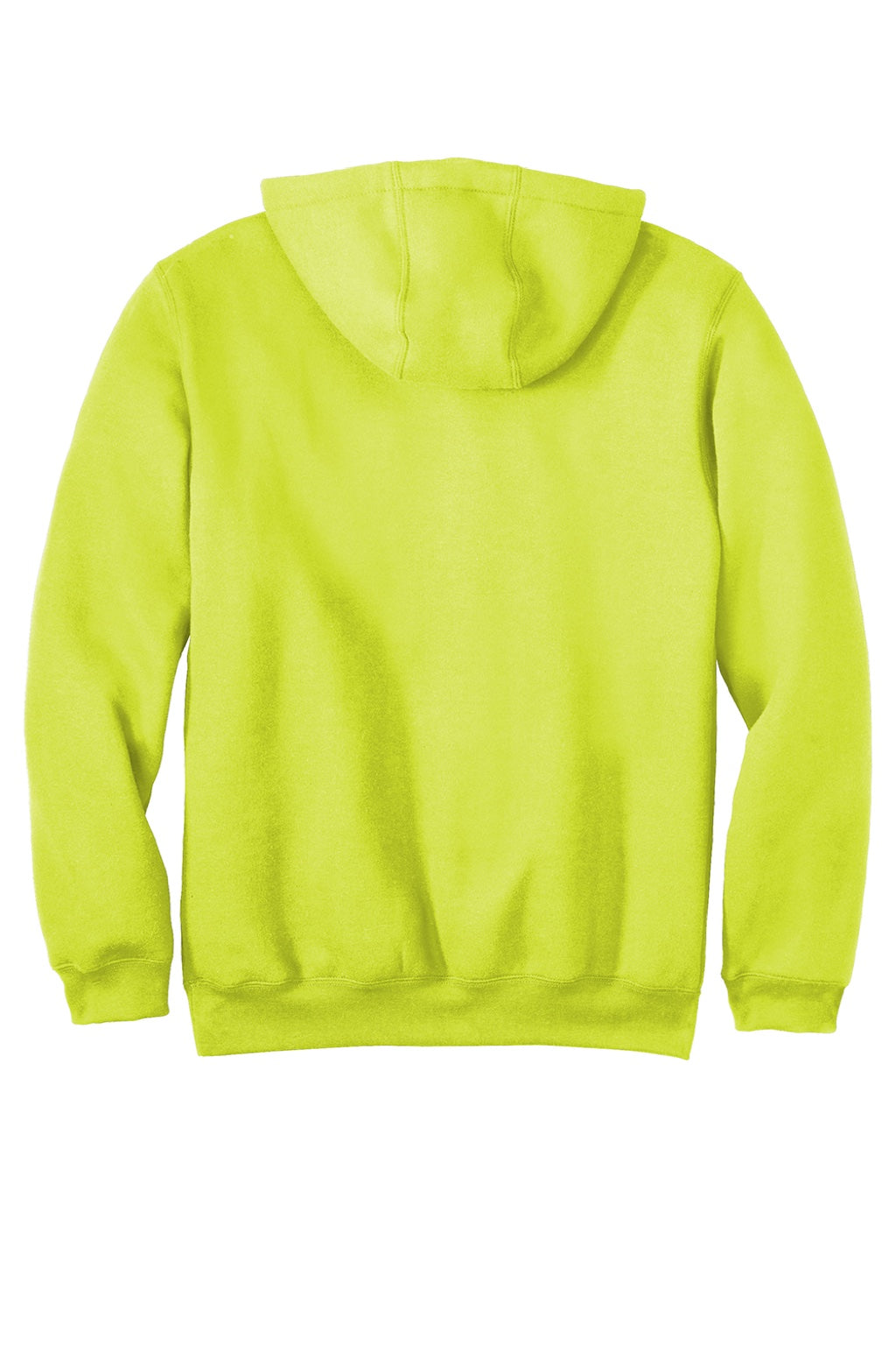 Carhartt CTK121/CTTK121 Mens Hooded Sweatshirt Hoodie w/ Pouch Pocket Brite Lime Green Flat Back