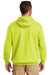 Carhartt CTK121/CTTK121 Mens Hooded Sweatshirt Hoodie w/ Pouch Pocket Brite Lime Green Model Back