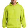Carhartt Mens Hooded Sweatshirt Hoodie w/ Pouch Pocket - Brite Lime Green