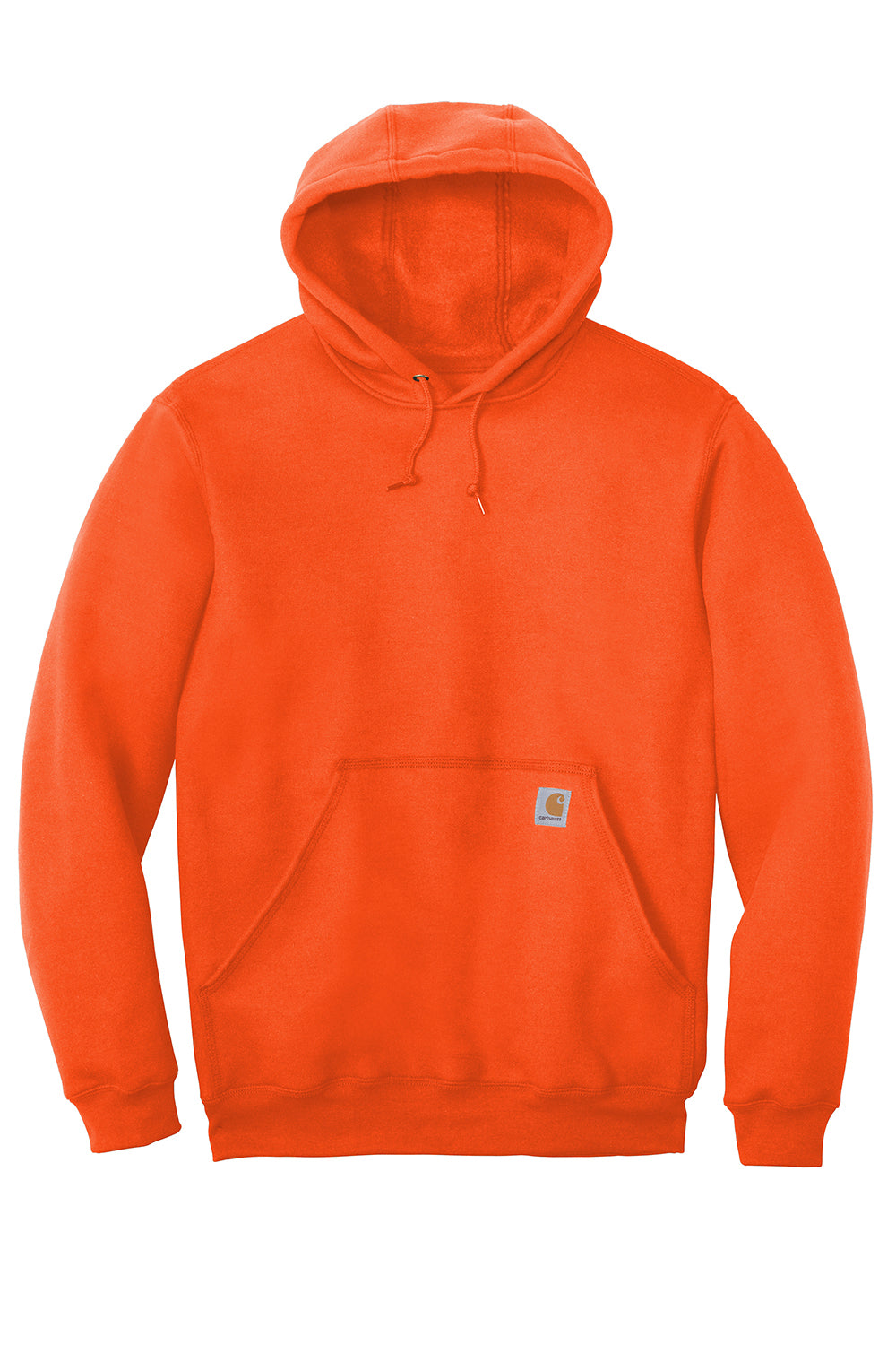 Carhartt CTK121/CTTK121 Mens Hooded Sweatshirt Hoodie Brite Orange Flat Front