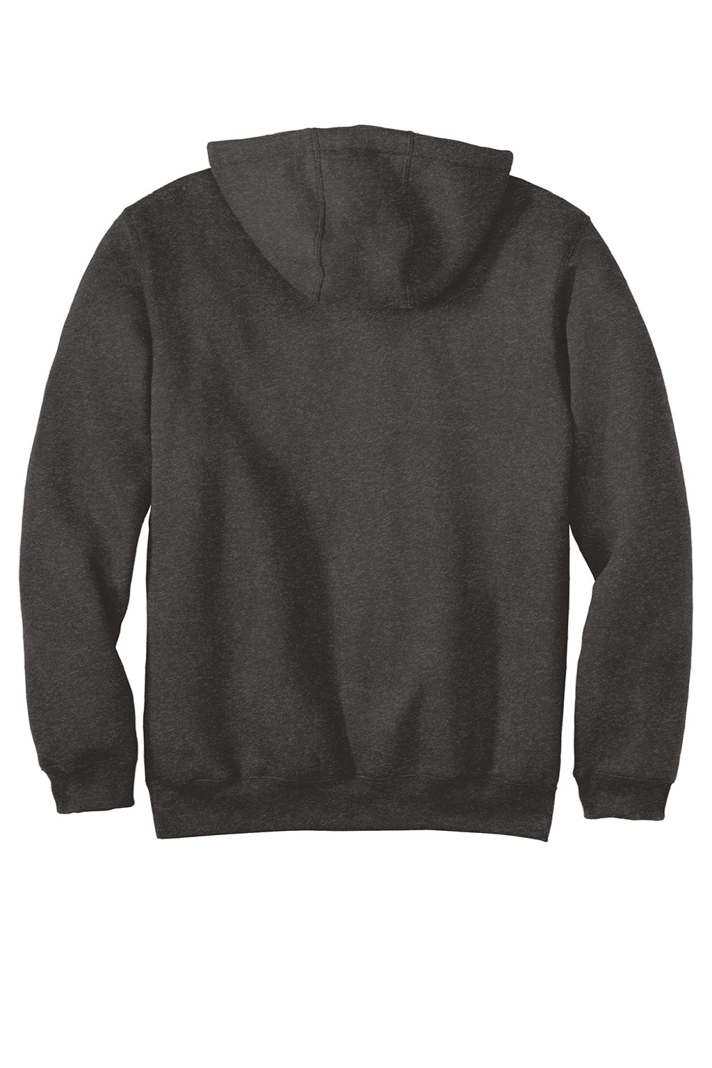 Carhartt CTK121/CTTK121 Mens Hooded Sweatshirt Hoodie w/ Pouch Pocket Heather Carbon Grey Flat Back