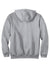 Carhartt CTK121/CTTK121 Mens Hooded Sweatshirt Hoodie w/ Pouch Pocket Heather Grey Flat Back