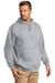 Carhartt CTK121/CTTK121 Mens Hooded Sweatshirt Hoodie w/ Pouch Pocket Heather Grey Model 3Q