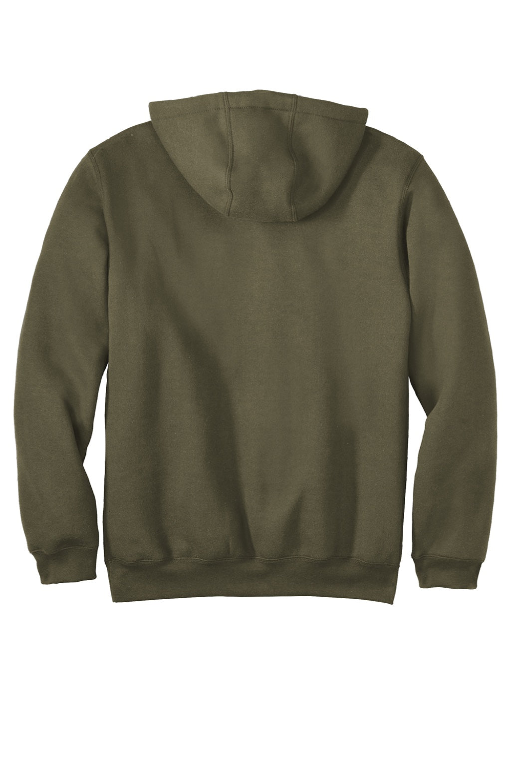 Carhartt CTK121/CTTK121 Mens Hooded Sweatshirt Hoodie w/ Pouch Pocket Moss Green Flat Back