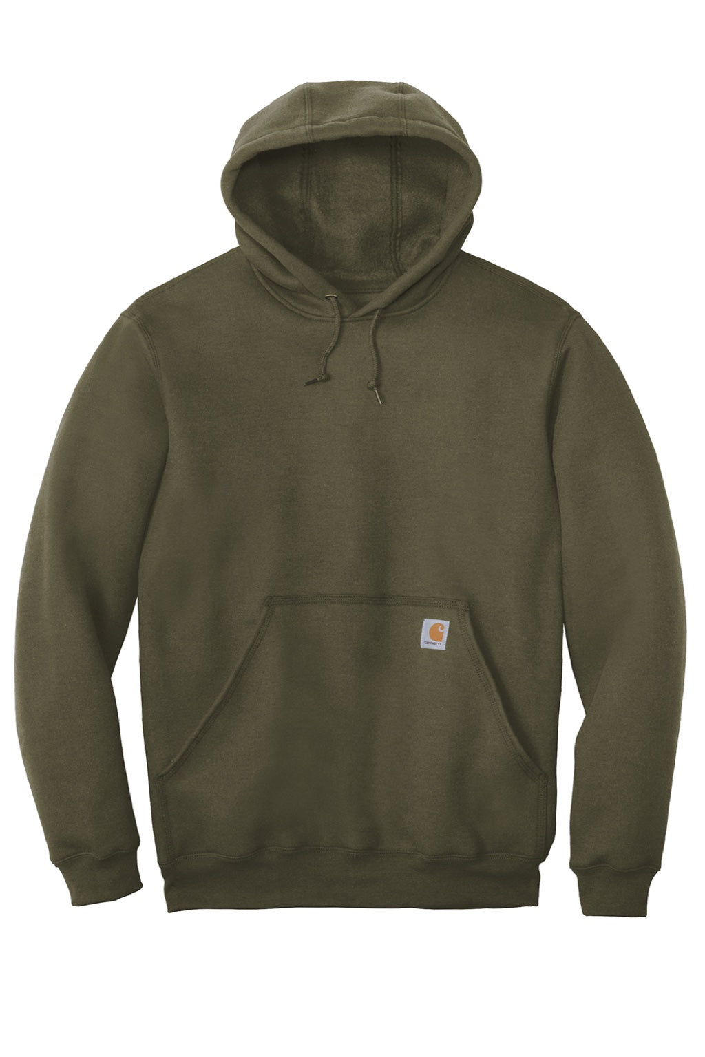 Carhartt CTK121/CTTK121 Mens Hooded Sweatshirt Hoodie w/ Pouch Pocket Moss Green Flat Front