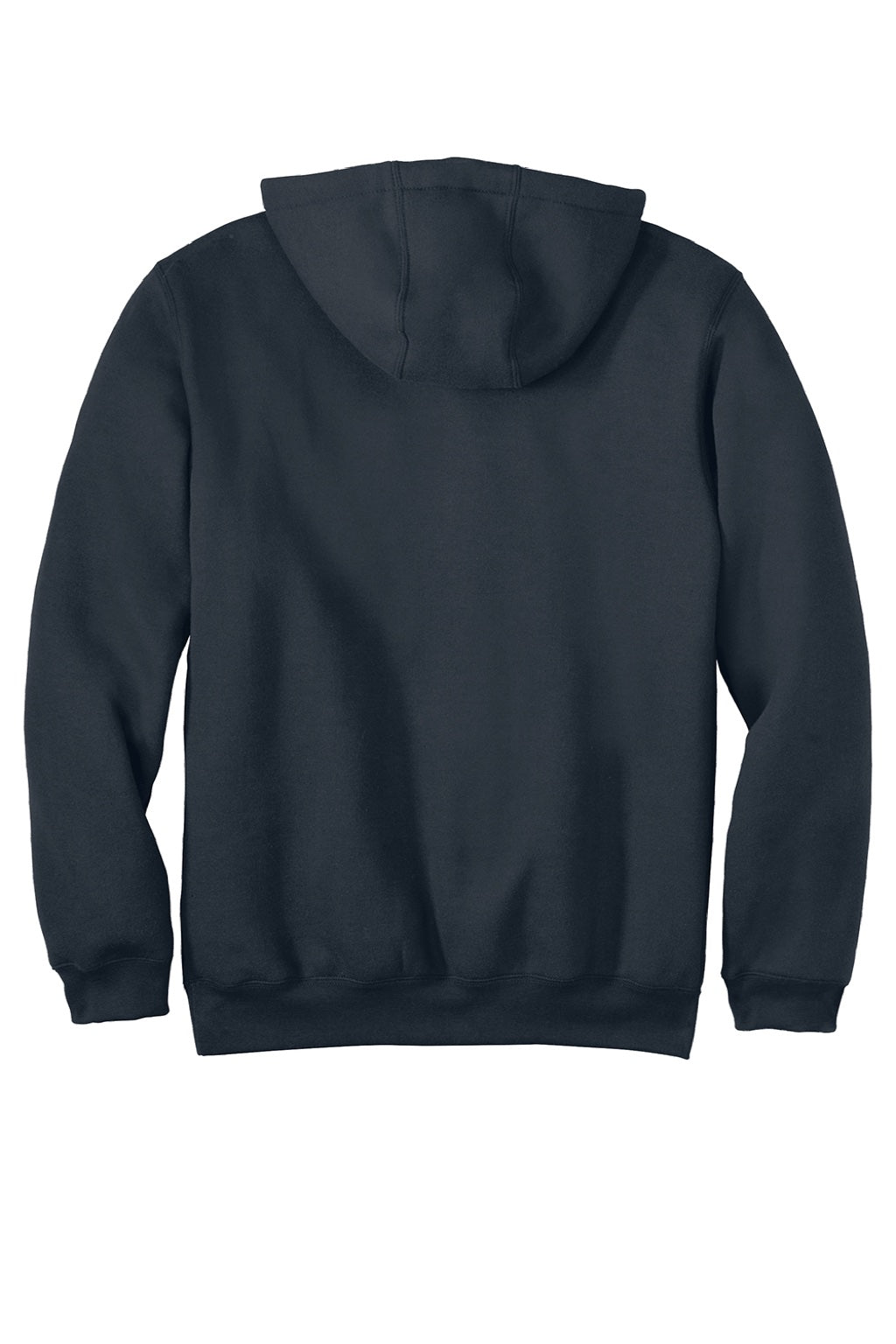 Carhartt CTK121/CTTK121 Mens Hooded Sweatshirt Hoodie w/ Pouch Pocket Navy Blue Flat Back