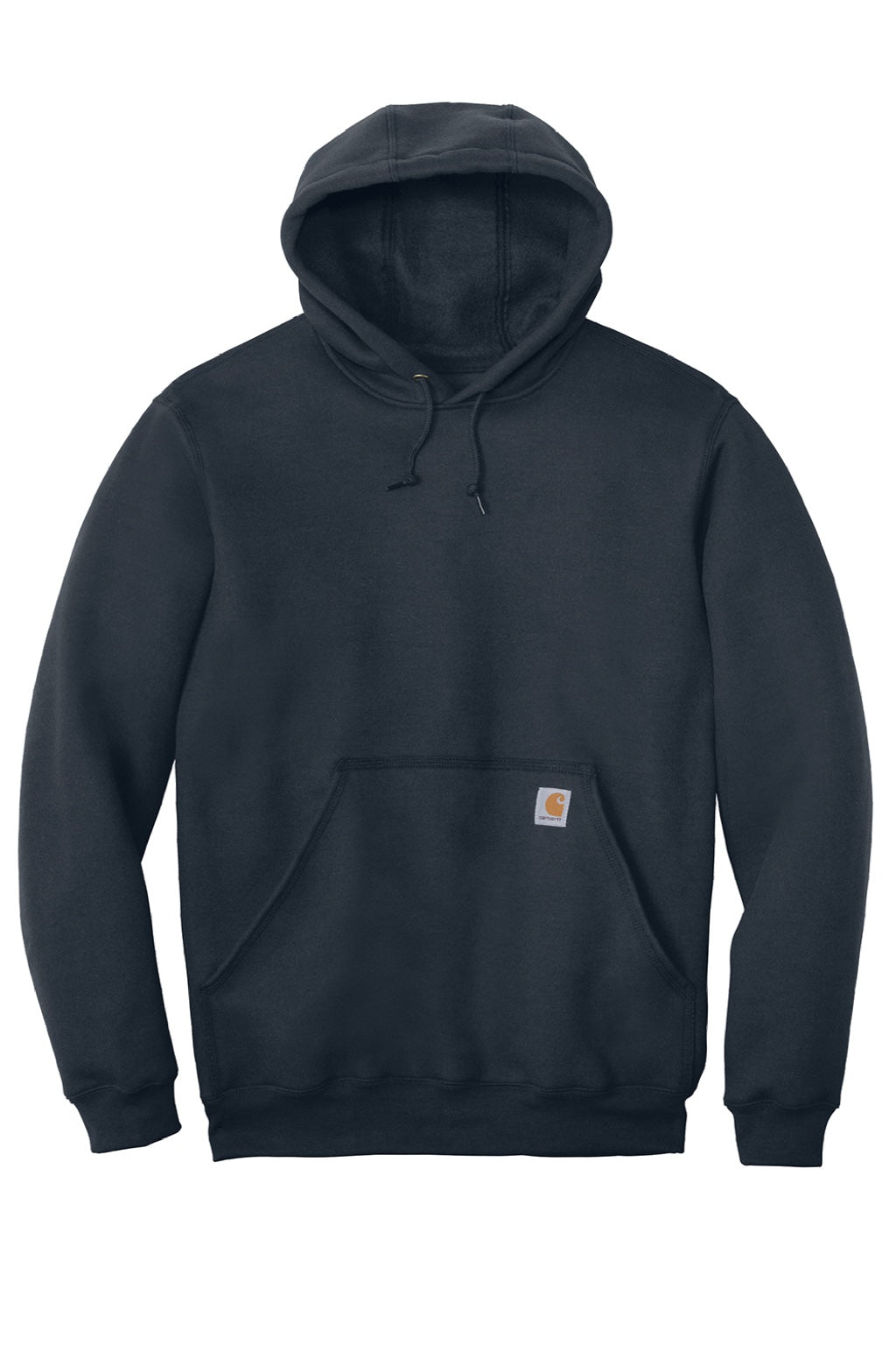 Carhartt CTK121/CTTK121 Mens Hooded Sweatshirt Hoodie w/ Pouch Pocket Navy Blue Flat Front