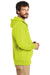 Carhartt CTK122 Mens Full Zip Hooded Sweatshirt Hoodie Brite Lime Green Model Side