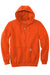 Carhartt CTK122 Mens Full Zip Hooded Sweatshirt Hoodie Brite Orange Flat Front