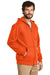 Carhartt CTK122 Mens Full Zip Hooded Sweatshirt Hoodie w/ Pockets Brite Orange Model 3Q