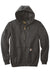 Carhartt CTK122 Mens Full Zip Hooded Sweatshirt Hoodie Heather Carbon Grey Flat Front