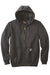 Carhartt CTK122 Mens Full Zip Hooded Sweatshirt Hoodie w/ Pockets Heather Carbon Grey Flat Front
