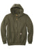 Carhartt CTK122 Mens Full Zip Hooded Sweatshirt Hoodie w/ Pockets Moss Green Flat Front