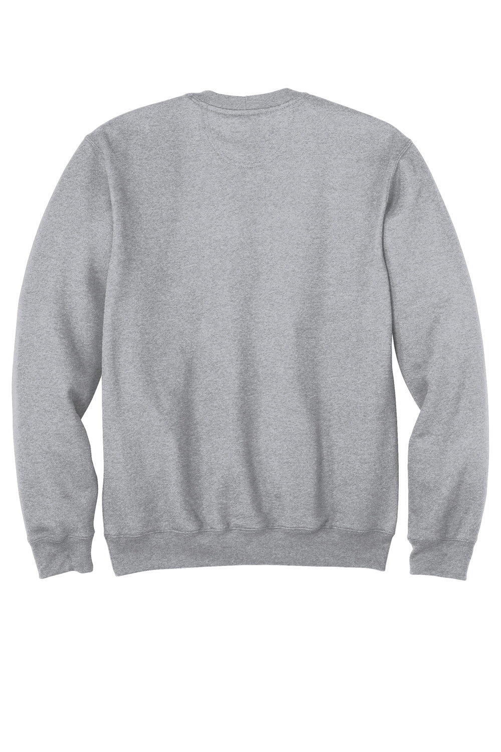 Carhartt CTK124 Mens Crewneck Sweatshirt Heather Grey Flat Back