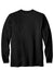 Carhartt CTK126 Mens Workwear Long Sleeve Crewneck T-Shirt w/ Pocket Black Flat Back