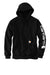 Carhartt CTK288 Mens Hooded Sweatshirt Hoodie w/ Pouch Pocket Black Flat Front