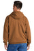 Carhartt CTK288 Mens Hooded Sweatshirt Hoodie w/ Pouch Pocket Carhartt Brown Model Back