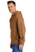 Carhartt CTK288 Mens Hooded Sweatshirt Hoodie Carhartt Brown Model Side
