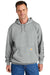 Carhartt CTK288 Mens Hooded Sweatshirt Hoodie w/ Pouch Pocket Heather Grey Model Front