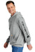 Carhartt CTK288 Mens Hooded Sweatshirt Hoodie w/ Pouch Pocket Heather Grey Model Side