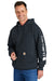 Carhartt CTK288 Mens Hooded Sweatshirt Hoodie w/ Pouch Pocket New Navy Blue Model 3Q