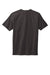 Carhartt CTK84 Mens Short Sleeve Henley T-Shirt w/ Pocket Heather Carbon Grey Flat Back