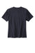 Carhartt CTK84 Mens Short Sleeve Henley T-Shirt w/ Pocket Navy Blue Flat Back