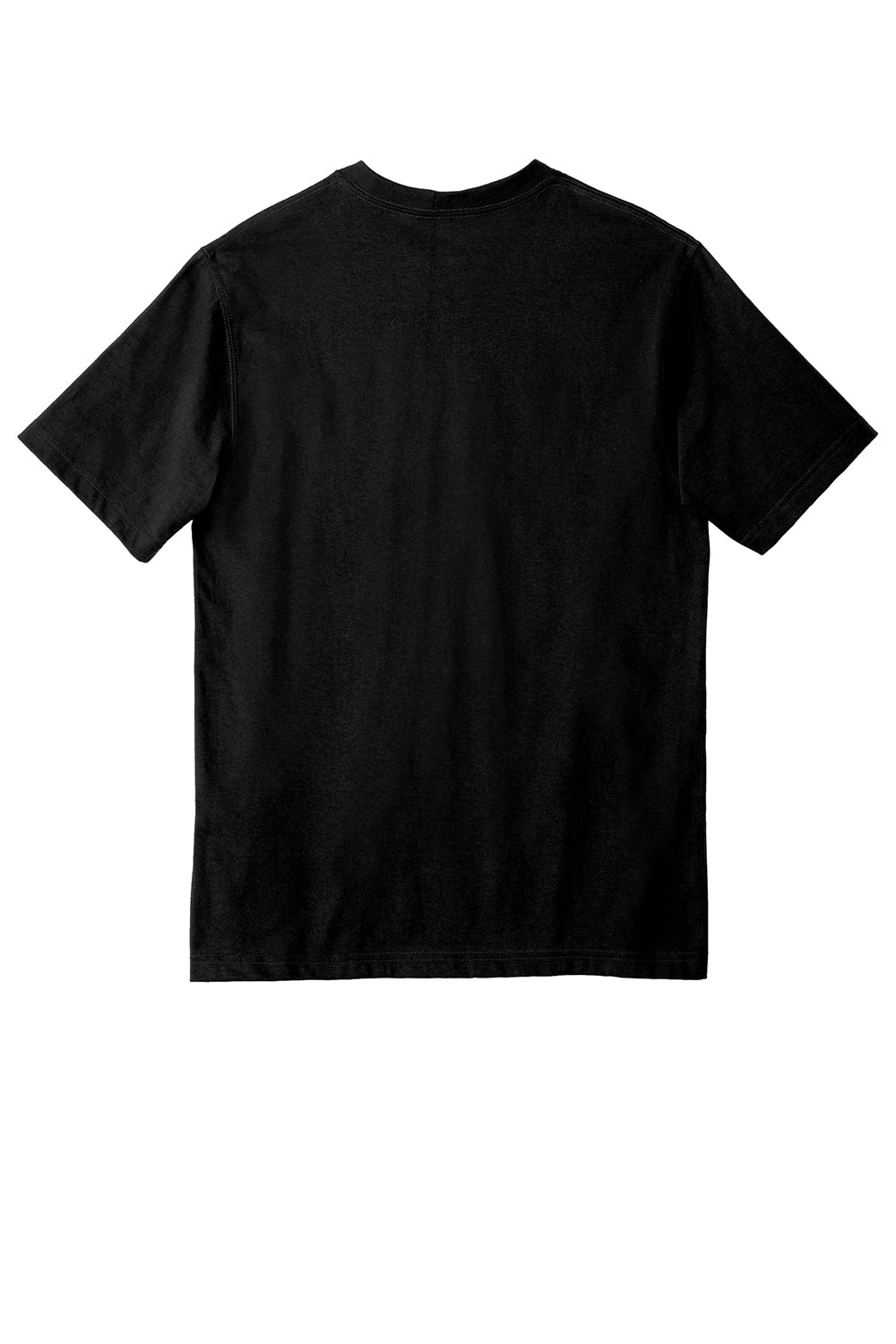 Carhartt CTK87/CTTK87 Mens Workwear Short Sleeve Crewneck T-Shirt w/ Pocket Black Flat Back