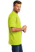 Carhartt CTK87/CTTK87 Mens Workwear Short Sleeve Crewneck T-Shirt w/ Pocket Brite Lime Green Model Side