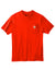 Carhartt CTK87/CTTK87 Mens Workwear Short Sleeve Crewneck T-Shirt w/ Pocket Brite Orange Flat Front