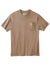 Carhartt CTK87/CTTK87 Mens Workwear Short Sleeve Crewneck T-Shirt w/ Pocket Desert Brown Flat Front