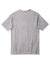 Carhartt CTK87/CTTK87 Mens Workwear Short Sleeve Crewneck T-Shirt w/ Pocket Heather Grey Flat Back