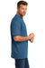 Carhartt CTK87/CTTK87 Mens Workwear Short Sleeve Crewneck T-Shirt w/ Pocket Lakeshore Blue Model Side