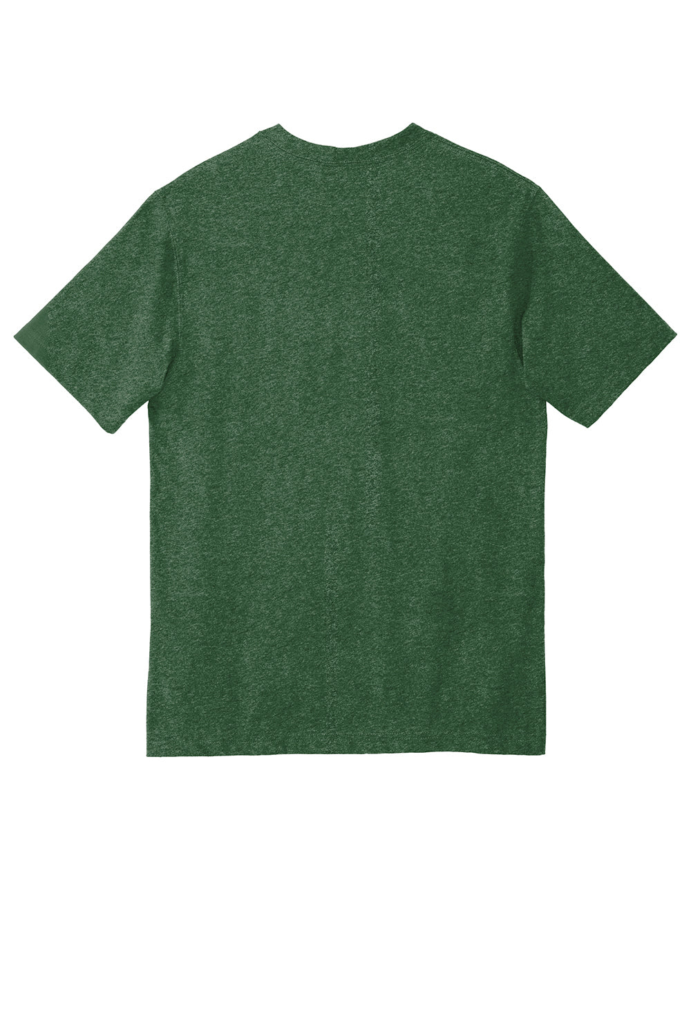 Carhartt CTK87/CTTK87 Mens Workwear Short Sleeve Crewneck T-Shirt w/ Pocket Heather North Woods Green Flat Back