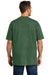 Carhartt CTK87/CTTK87 Mens Workwear Short Sleeve Crewneck T-Shirt w/ Pocket Heather North Woods Green Model Back