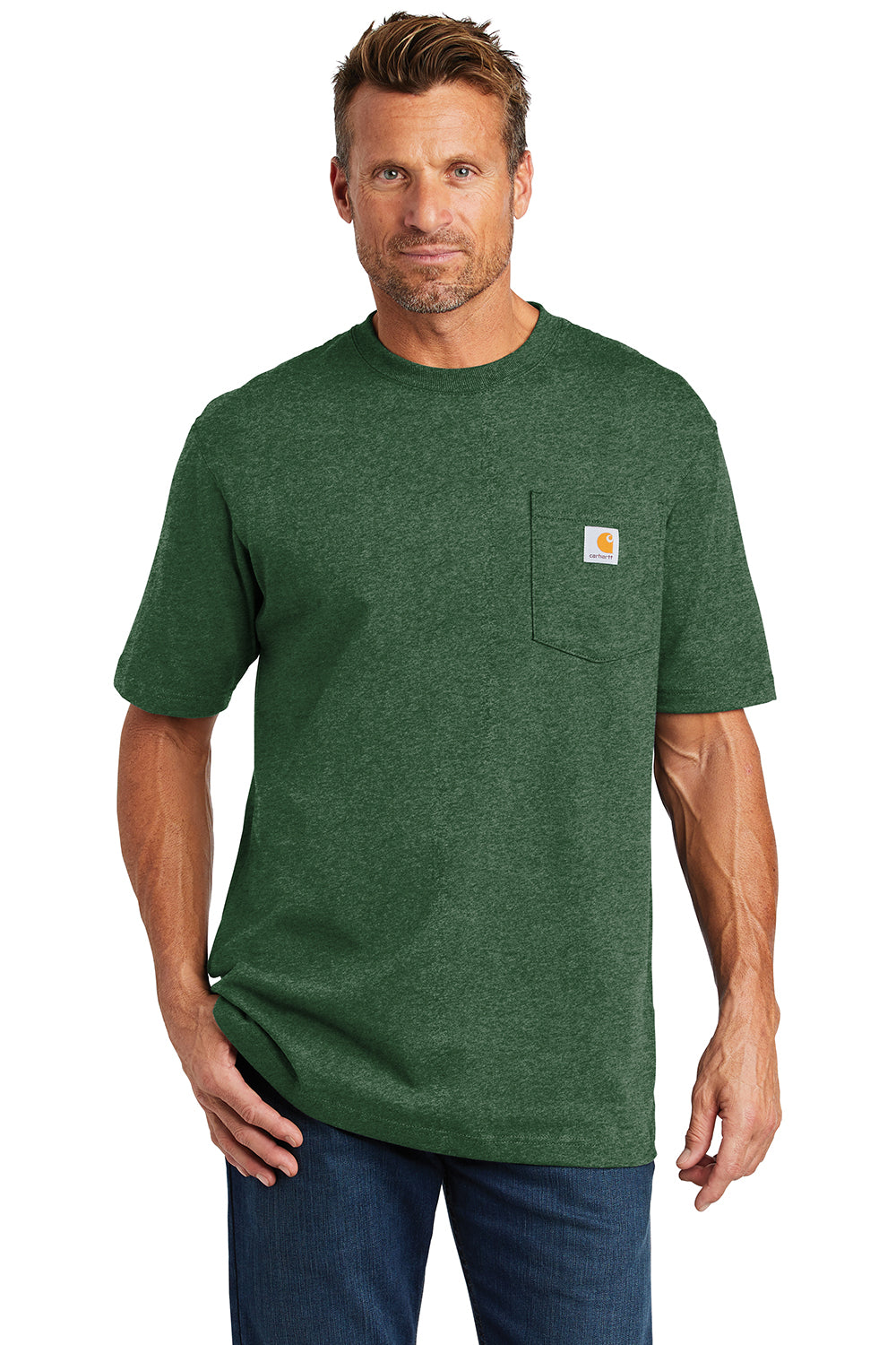 Carhartt CTK87/CTTK87 Mens Heather North Woods Green Workwear
