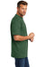Carhartt CTK87/CTTK87 Mens Workwear Short Sleeve Crewneck T-Shirt w/ Pocket Heather North Woods Green Model Side