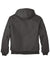 Carhartt CTSJ140/CTTSJ140 Mens Wind & Water Resistant Duck Cloth Full Zip Hooded Work Jacket Gravel Grey Flat Back