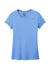 Nike CU7599 Womens Legend Dri-Fit Moisture Wicking Short Sleeve Crewneck T-Shirt Valor Blue Flat Front