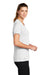 Nike CU7599 Womens Legend Dri-Fit Moisture Wicking Short Sleeve Crewneck T-Shirt White Model Side