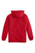 Champion CO125 Mens Wind & Water Resistant Full Zip Hooded Anorak Jacket Scarlet Red Flat Back