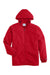 Champion CO125 Mens Wind & Water Resistant Full Zip Hooded Anorak Jacket Scarlet Red Flat Front
