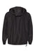 Champion CO200 Mens Packable Wind & Water Resistant Anorak 1/4 Zip Hooded Jacket Black Flat Back