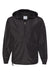 Champion CO200 Mens Packable Wind & Water Resistant Anorak 1/4 Zip Hooded Jacket Black Flat Front