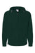 Champion CO200 Mens Packable Wind & Water Resistant Anorak 1/4 Zip Hooded Jacket Dark Green Flat Front