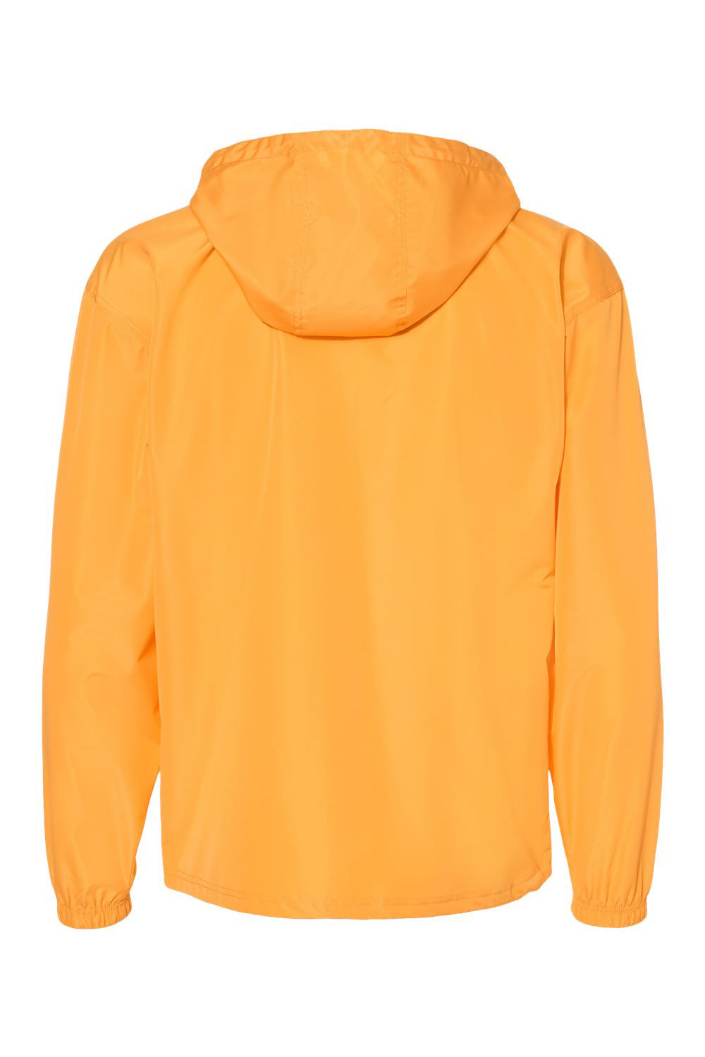 Champion CO200 Mens Packable Wind & Water Resistant Anorak 1/4 Zip Hooded Jacket Gold Flat Back